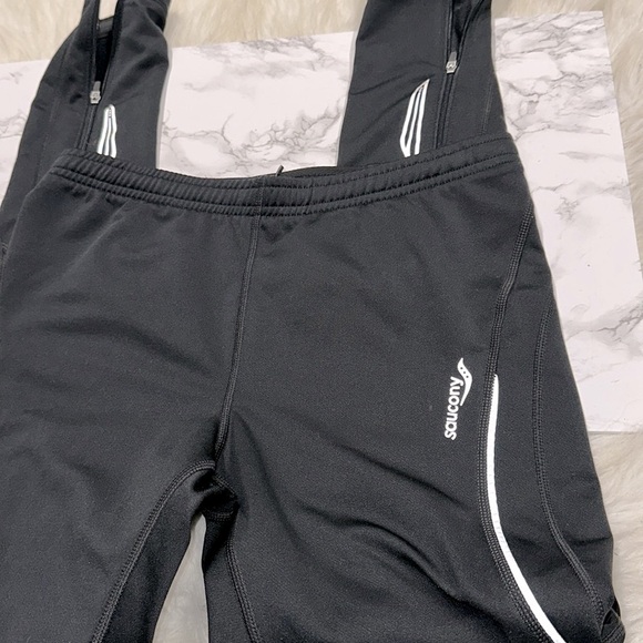 Saucony black athletic joggers size xsmall - Picture 3 of 8